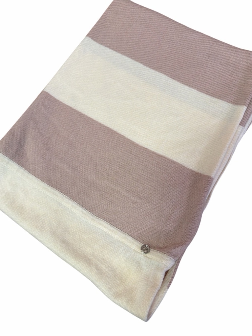 Lululemon knit infinity scarf , pink/cream